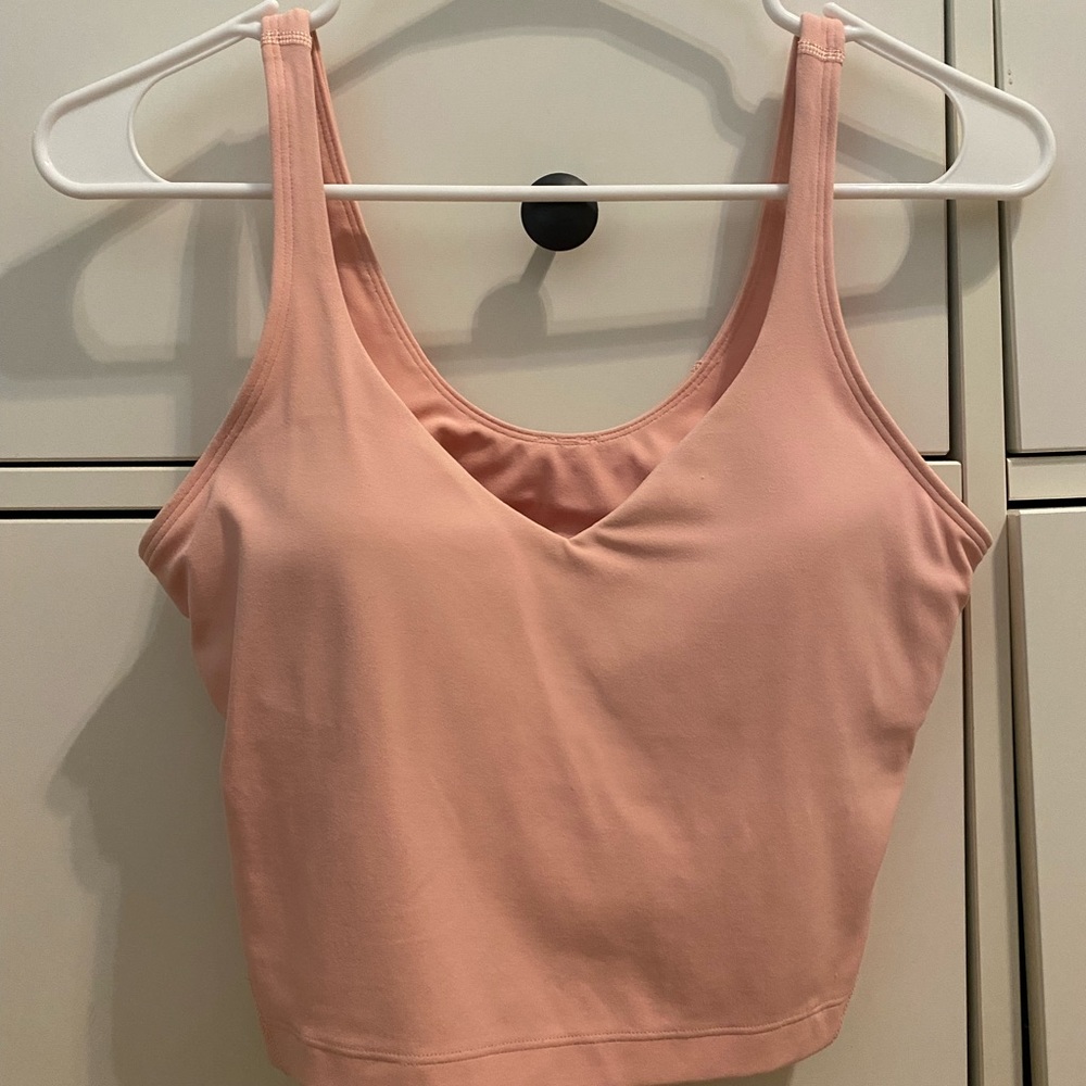Lululemon Align Tank Peach Coral Color Size 6